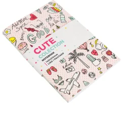 Outlet Fabulousrainbow Conjunto 2 Cadernos A5 - Ilustrações (artigo sortido)