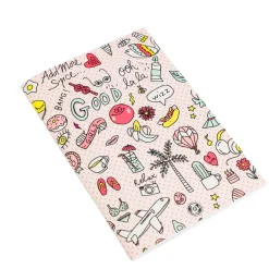 Outlet Fabulousrainbow Conjunto 2 Cadernos A5 - Ilustrações (artigo sortido)