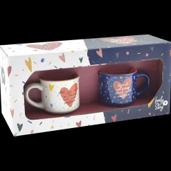 Hot Aurea Conjunto 2 Chávenas Café - Hearts