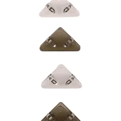 Outlet Note! Conjunto 4 Clips Triangulares 5,3x3,1cm