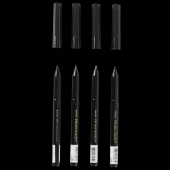 Outlet Sakura Conjunto de 4 Marcadores Pretos Pigma Sensei Manga