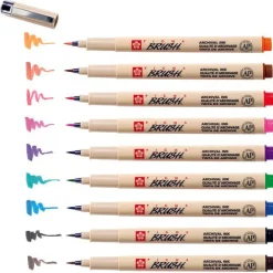 Online Sakura Conjunto de 9 Marcadores Pigma Brush