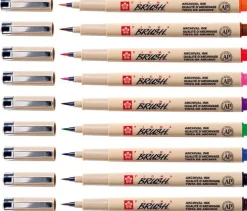 Online Sakura Conjunto de 9 Marcadores Pigma Brush