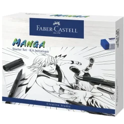 Hot Faber Castell Conjunto Desenho Iniciação Pitt Manga