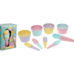 Online Koopman Conjunto De Servir Gelado Colorido 9 Peças