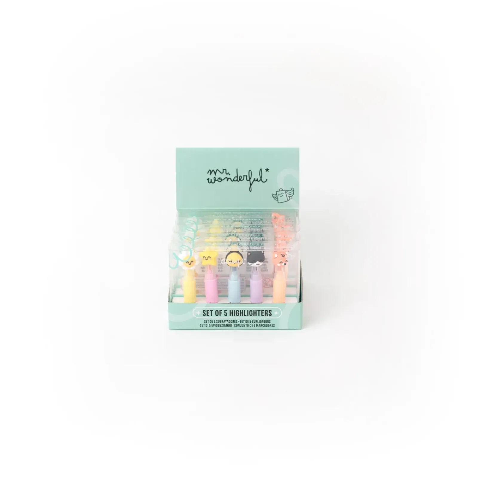 Sale Mr Wonderfull Conjunto Estojo + 5 Sublinhadores - Colour