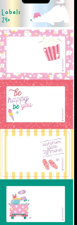 Sima Cadernos E Blocos > Conjunto 6 Etiquetas - Beach Happy