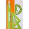 Sale Note! Conjunto Flex Régua 30cm + Esquadro + Transferidor