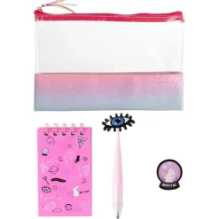 Outras Marcas Organização De Escritório > Conjunto Fun Estojo + Caderno + Lápis + Esferográfica + Borracha