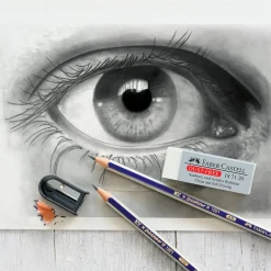 Faber Castell Lápis E Lapiseiras|Escrita > Conjunto 2 Lápis HB + Afia + Borracha