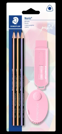 Sale Staedtler Conjunto Lápis HB 3 unidades + Afia + Borracha (artigo sortido)