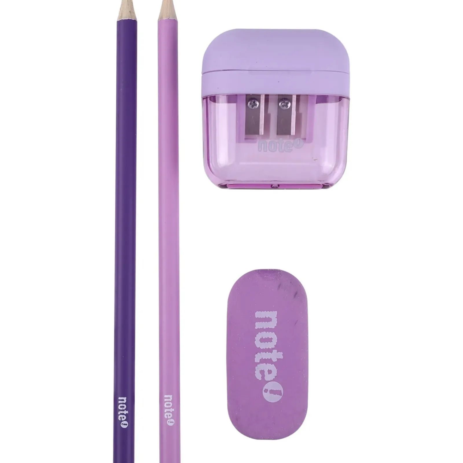 Note! Lápis E Lapiseiras|Escrita > Conjunto Lápis Hd+Borracha+Afia Pastel