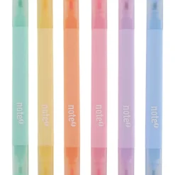 Hot Note! Conjunto 6 Marcadores Fluor Pastel