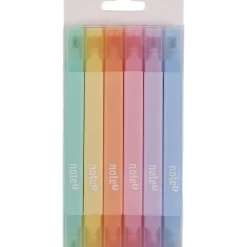 Hot Note! Conjunto 6 Marcadores Fluor Pastel
