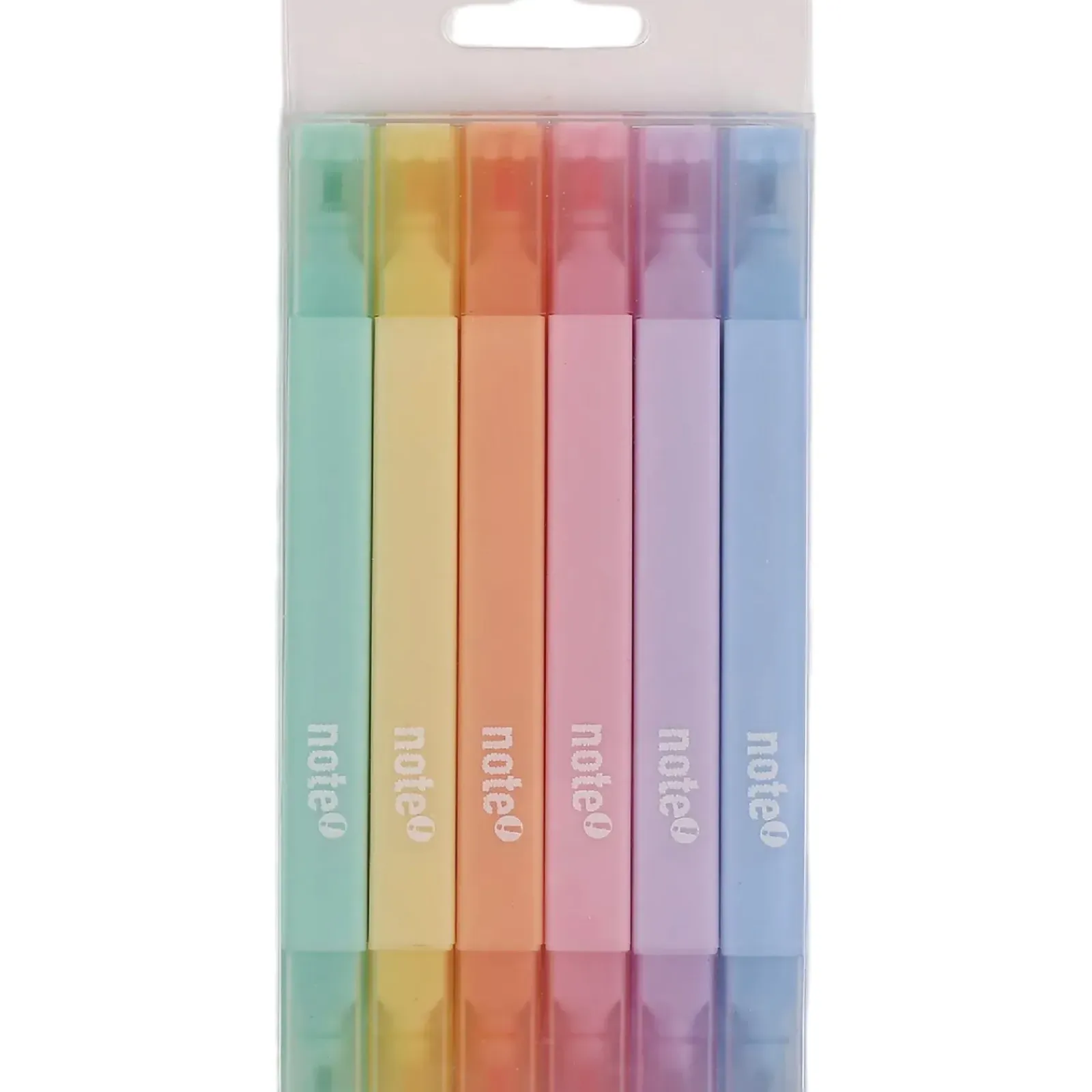 Hot Note! Conjunto 6 Marcadores Fluor Pastel