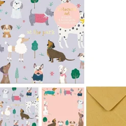 Do Art Postais > Conjunto Postais + Cartões + Envelopes - Puppies