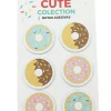 Discount Cuties Conjunto 6 Sticky Notes - Donuts
