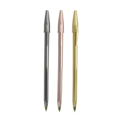 Note! Canetas E Esferográficas|Escrita > Conjunto Unidades 3 Esferográficas Rose Gold Grey