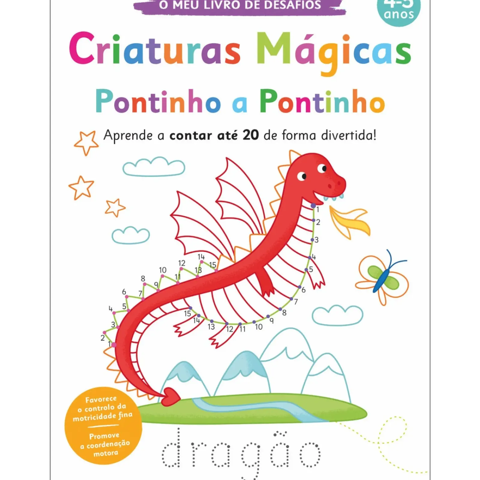 Hot Joii Books Criaturas Mágicas Pontinho a Pontinho de Elizabeth Golding