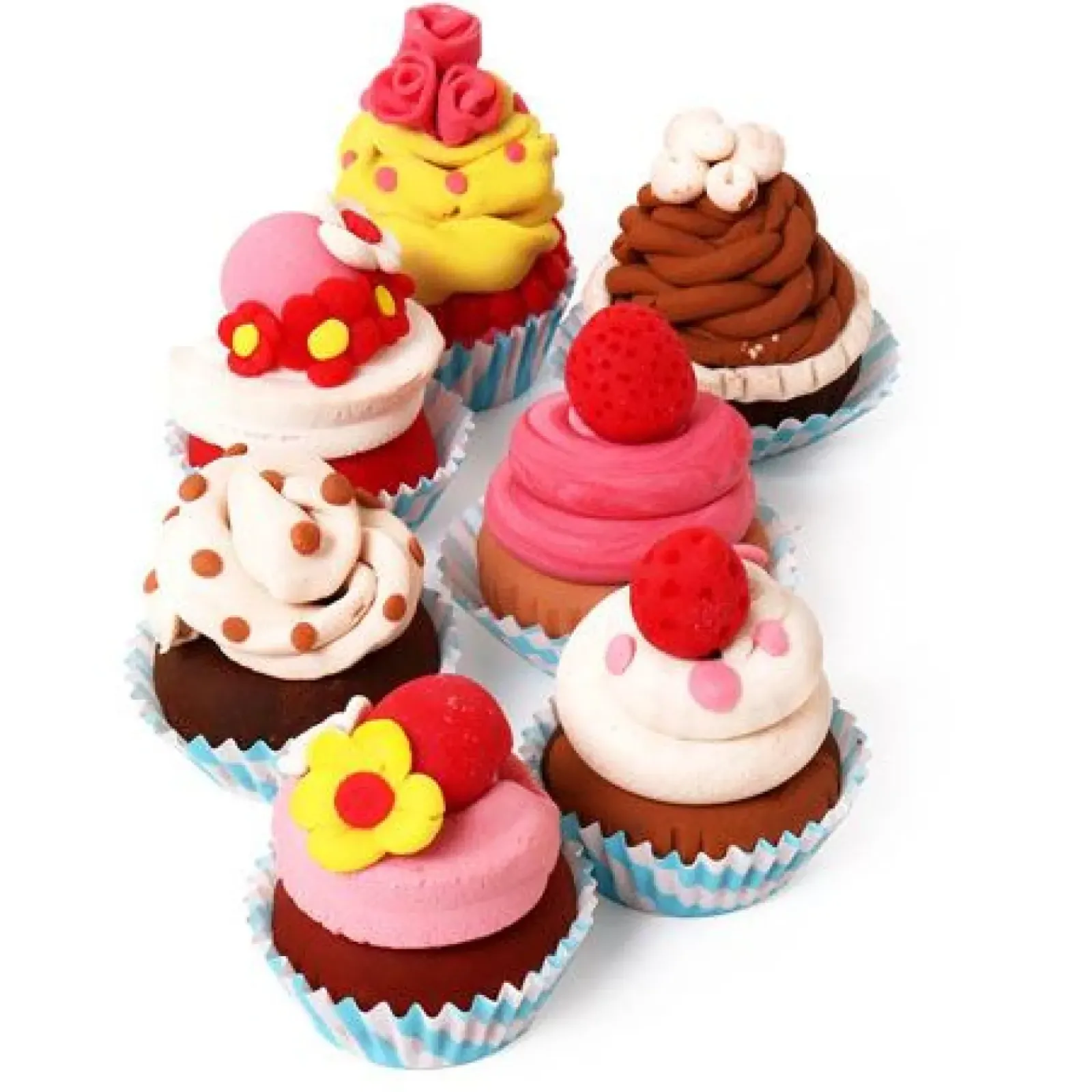 Online Sigtoys Cupcakes - 4 Potes Frutas + Acessórios