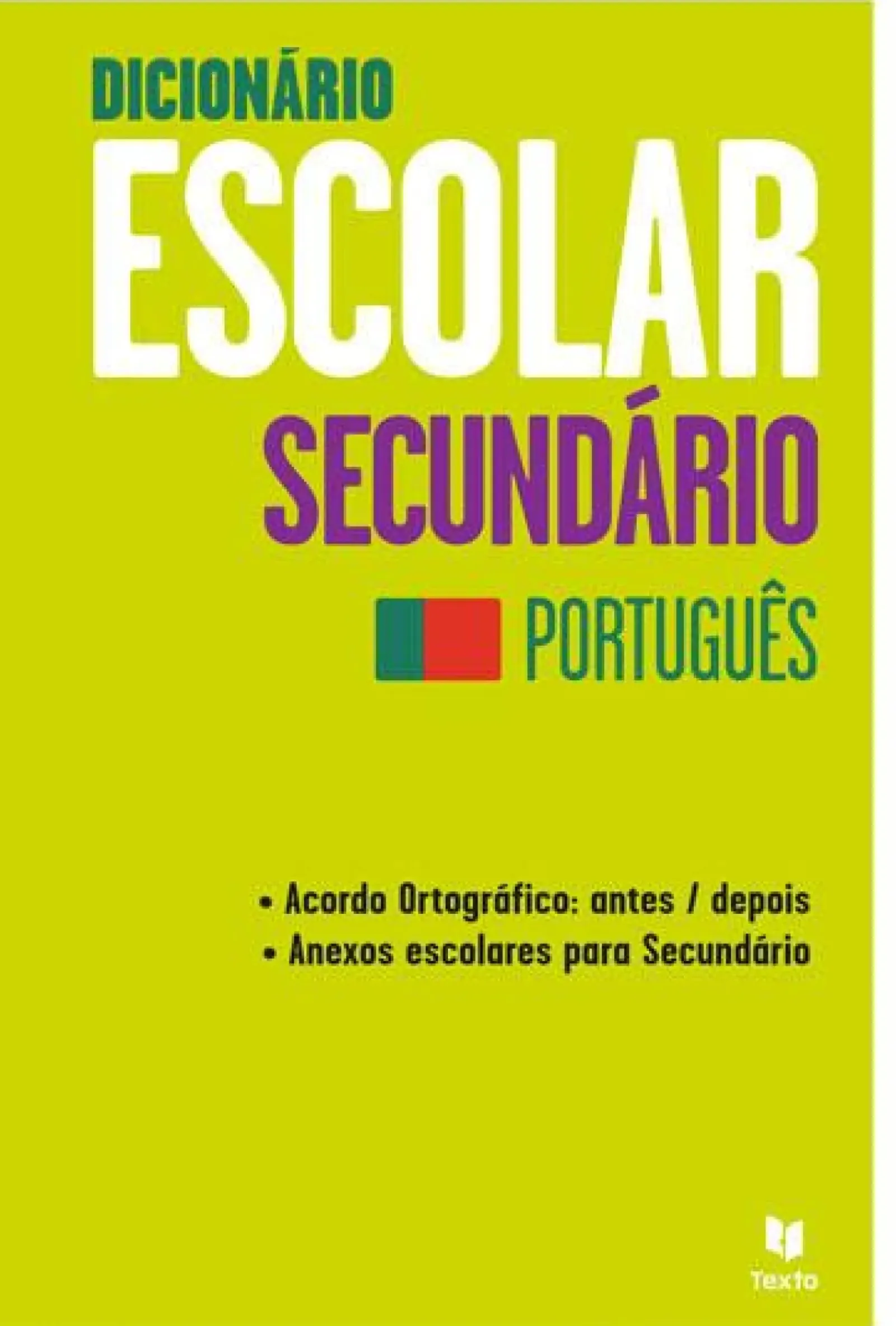 Texto Editores Dicionários E Gramáticas > Dicionário Ensino Secundário Português