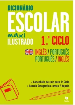 Clearance Texto Dicionário Escolar Maxi Ilustrado Inglês-Português / Português-Inglês 1.º Ciclo