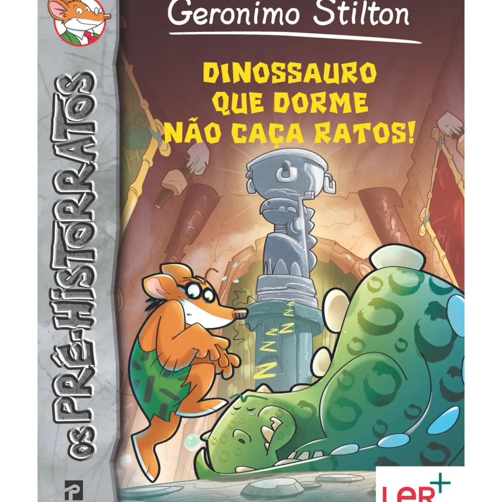 Presença Coleções Juvenis > Dinossauro que Dorme Não Caça Ratos! de Geronimo Stilton - Os Pré-Historratos do Geronimo Stilton Vol 7