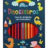 Outlet Porto Editora Dinossauros - Livro de Atividades com Marcadores