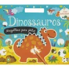Porto Editora Atividades > Dinossauros - Megabloco para Pintar com Autocolantes