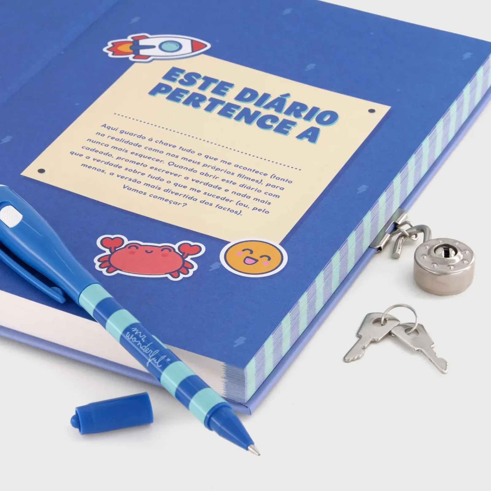 Mr. Wonderful Agendas E Planners|Agendas E Planners > Diário E Caneta - Pensamentos Aventuras