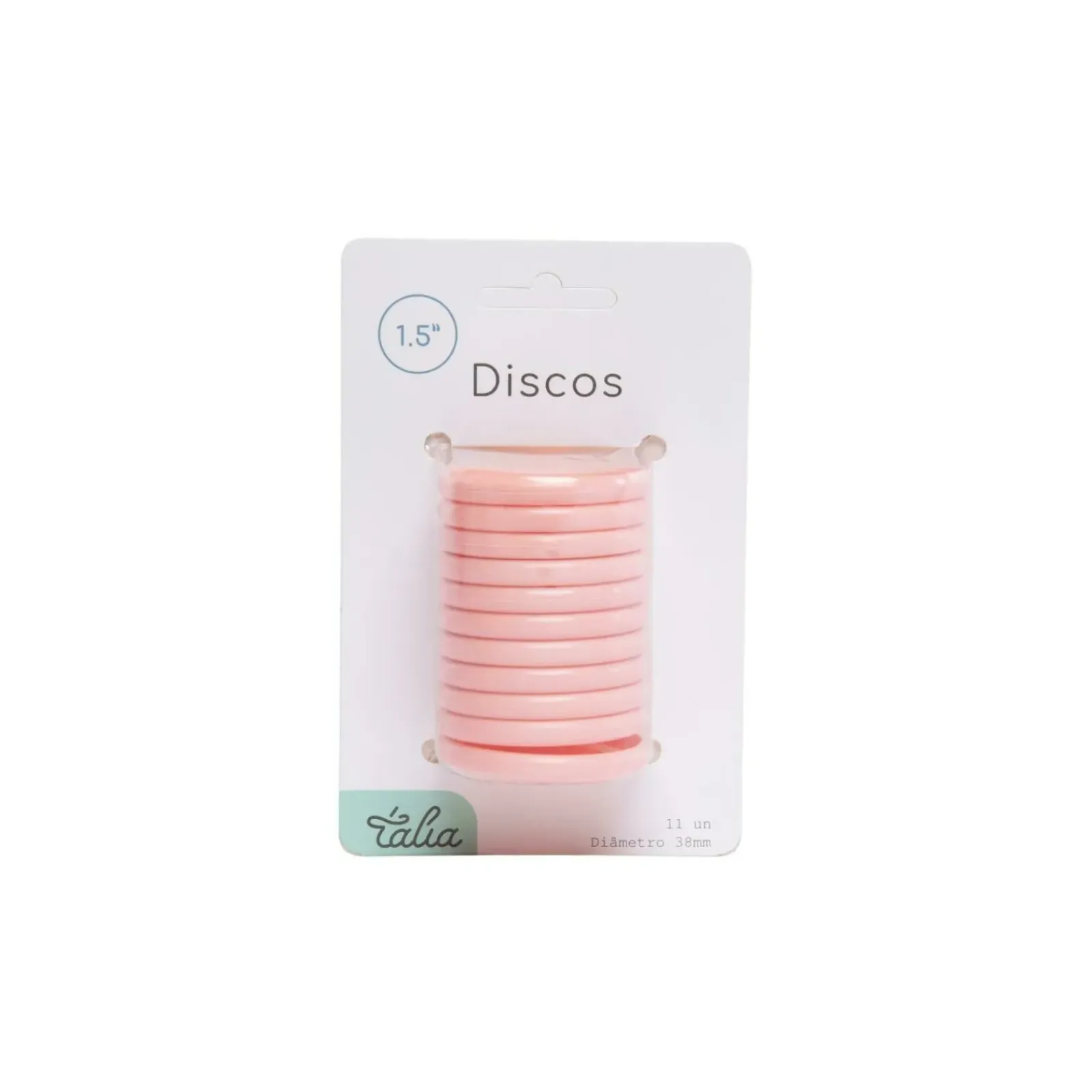 Best Talia Discos para Caderno Smart 1.5'' Salmão
