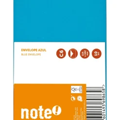 Note! Etiquetas E Envelopes > Envelope Silicone C6 114*162mm Azul 10 unidades