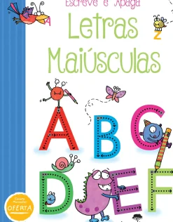 Jacarandá Atividades > Escreve e Apaga - Letras Maiúsculas