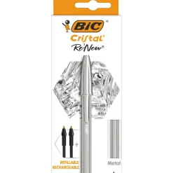 Bic Canetas E Esferográficas|Escrita > Esferógrafica Re'New +2 Recargas Preto