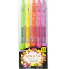 Zebra Esferográfica Clip Tinta Gel 0.5 Sarasa Neon 5 unidades