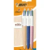 Bic Canetas E Esferográficas|Escrita > Esferográfica Com4 Cores Wood 3Unidades