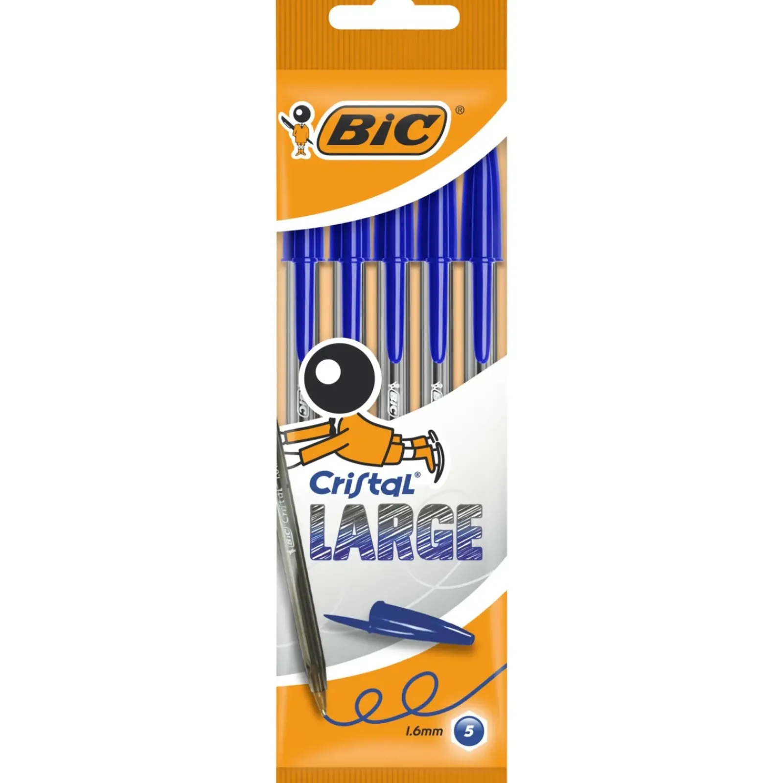 Bic Canetas E Esferográficas|Escrita > Esferográfica Cristal Large de Tinta Azul