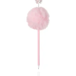 Outras Marcas Canetas E Esferográficas|Escrita > Esferográfica Peluche Preta Pompom Flor