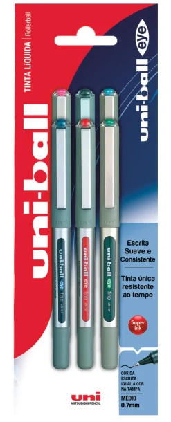 Uni Esferográfica Ub-157 6 dades Cores