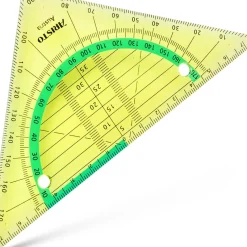 Fegol Réguas E Acessórios > Esquadro Geométrico 16Cm Geoflex Verde Aristo
