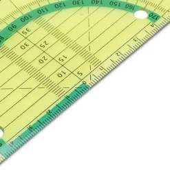 Fegol Réguas E Acessórios > Esquadro Geométrico 16Cm Geoflex Verde Aristo