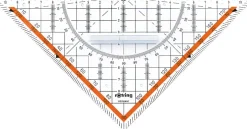 New Rotring Esquadro Geométrico com Pega 23cm
