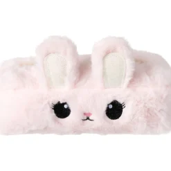 New Outras Marcas Estojo Peluche Glitter Bunny Joy Rosa