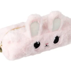 New Outras Marcas Estojo Peluche Glitter Bunny Joy Rosa