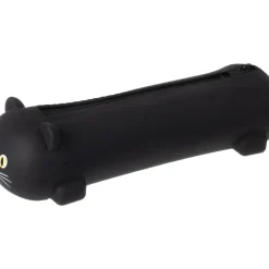 Outras Marcas Estojos|Estojos > Estojo Silicone Cat Preto Pink Magic