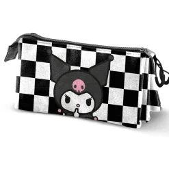 Karactermania Estojos|Estojos > Estojo Triplo - Kuromi Xadrez