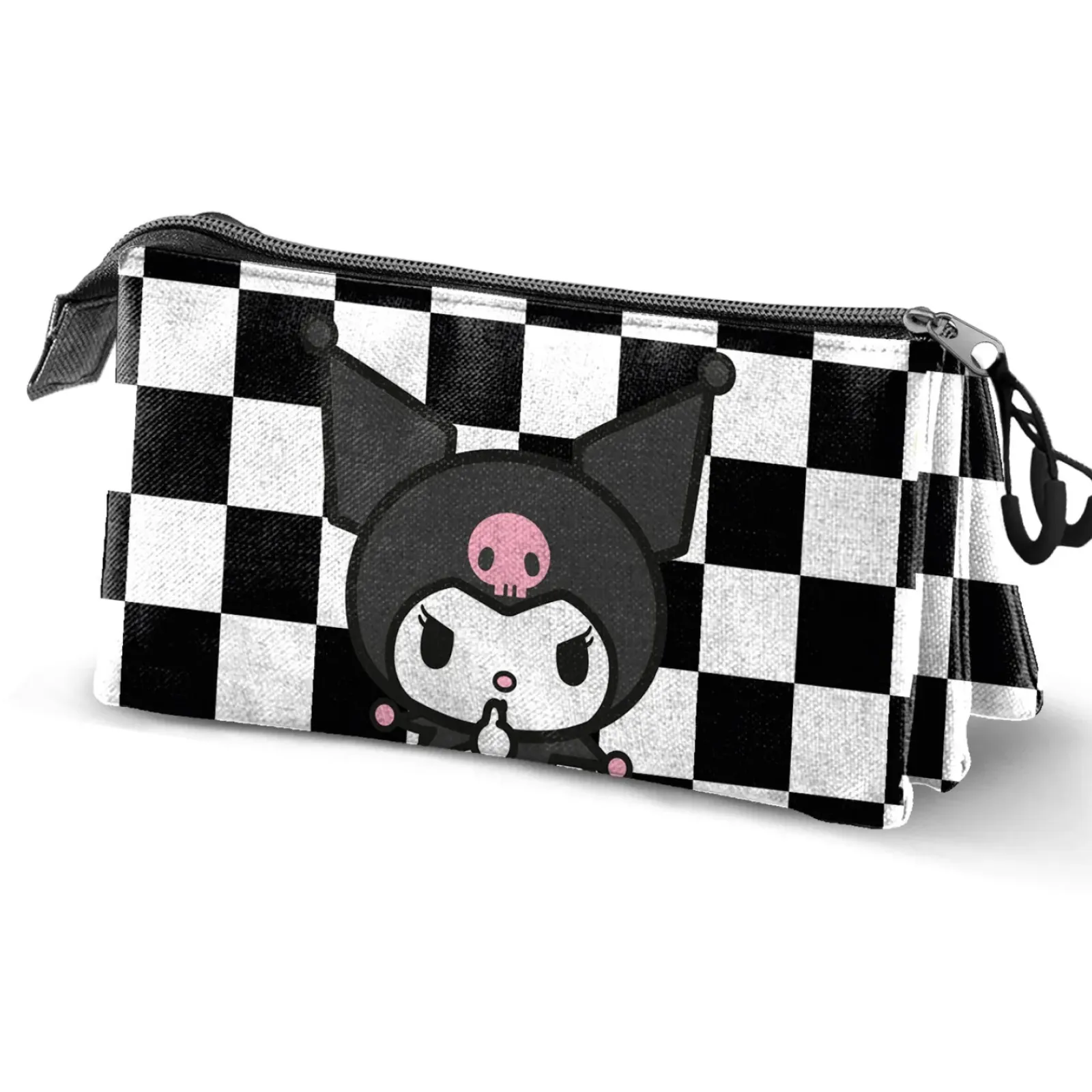 Karactermania Estojos|Estojos > Estojo Triplo - Kuromi Xadrez