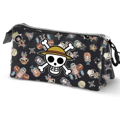 Sale One Piece Estojo Triplo - Skull