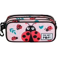 Clearance Oh My Pop Estojo Triplo Red - Ladybug Omp