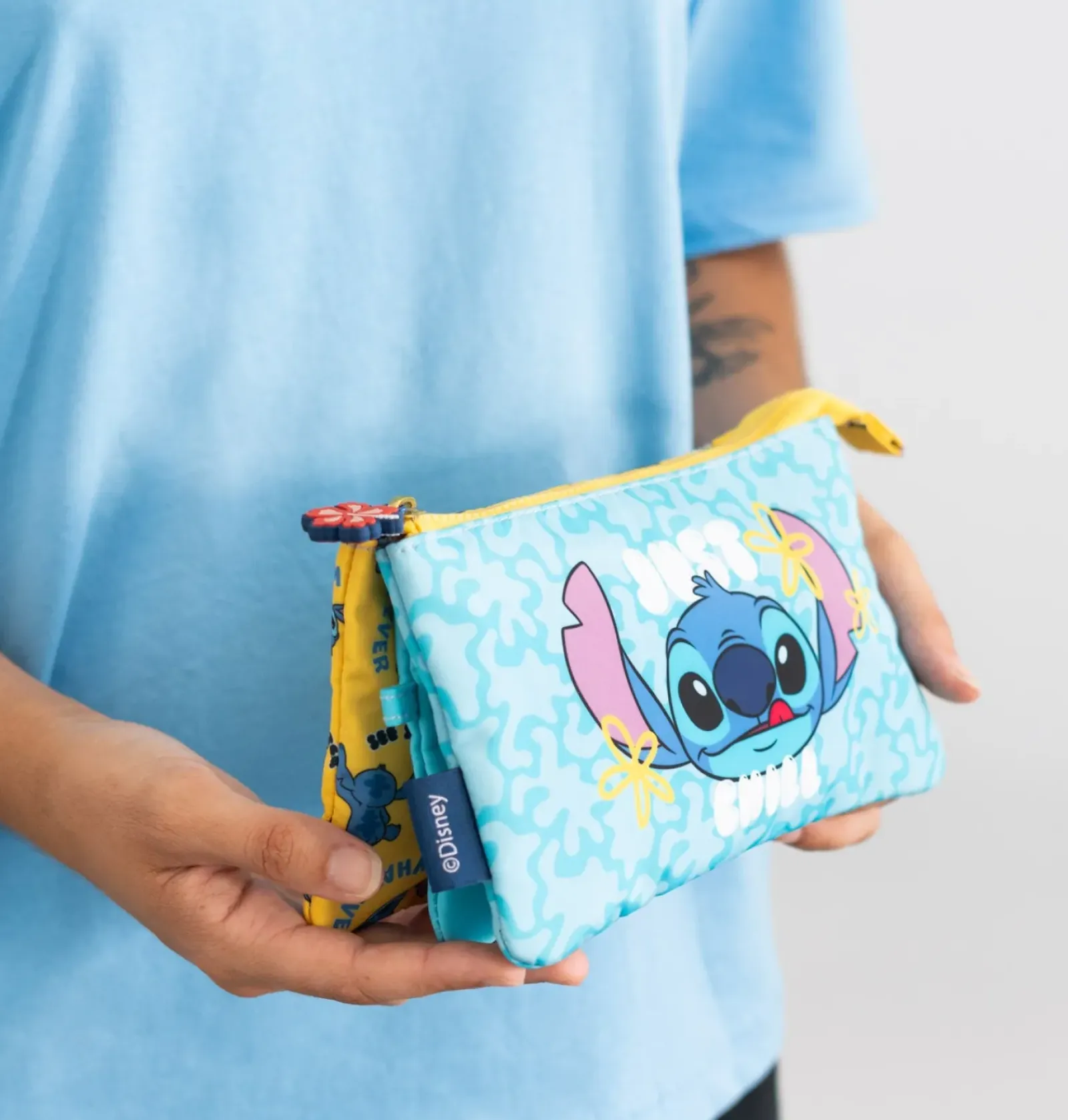 Clearance Stitch Estojo Triplo Tropical